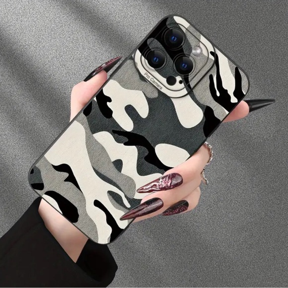 New iPhone 16 Pro protective case cool trendy design hot camo army navy bro 🔥 - Picture 3 of 5